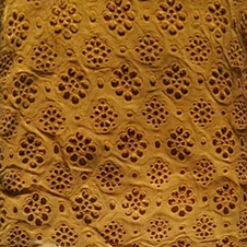 cotton fabric with embroidery